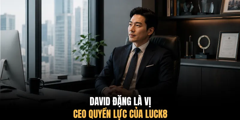 David Đặng là vị CEO quyền lực của LUCK8